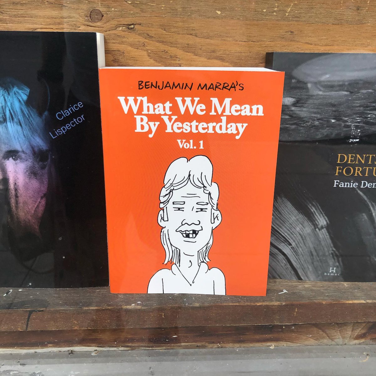 WHAT WE MEAN BY YESTERDAY, VOL. 1, goes on sale in retail outlets tomorrow! During the first arc of the WWMBY strip, many people asked me if it would ever be collected into a printed form. It's finally here.