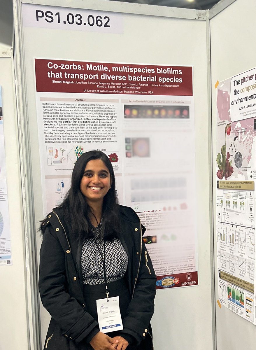 Shruthi Magesh (@mageshshruthi) on Twitter photo Had a fantastic experience at my first ISME event! The poster session was a success—loved all the great conversations about co-zorbs. Thanks for the incredible response!
Big thanks to <a href="/ISME_microbes/">ISME - International Society for Microbial Ecology</a> for the travel grant and the chance to present at #ISME19
Poster up till tmw! Had a fantastic experience at my first ISME event! The poster session was a success—loved all the great conversations about co-zorbs. Thanks for the incredible response!
Big thanks to <a href="/ISME_microbes/">ISME - International Society for Microbial Ecology</a> for the travel grant and the chance to present at #ISME19
Poster up till tmw!