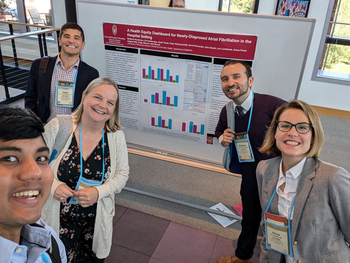 UW Applied Clinical Informatics (@uwinformatics) on Twitter photo Dr. Matthew Nudelman, one of our awesome Clinical Informatics Fellows, presents his work on equity dashboards at #UGM2024
📸: <a href="/heidi_twedt/">Heidi Twedt, MD</a> <a href="/NavinPathakMD/">Navin Pathak</a> Dr. Matthew Nudelman, one of our awesome Clinical Informatics Fellows, presents his work on equity dashboards at #UGM2024
📸: <a href="/heidi_twedt/">Heidi Twedt, MD</a> <a href="/NavinPathakMD/">Navin Pathak</a>