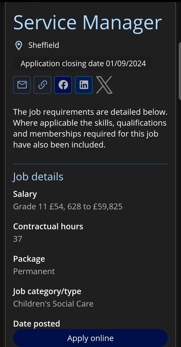 🗣 New Job Alert  📢  I'm looking for a Service Manage to shape and develop our in house Supported Accomodation. This is a brand new role!!! Very exciting project 🤩  - see below and link 👇 please share  🙏 
ce0369li.webitrent.com/ce0369li_webre…