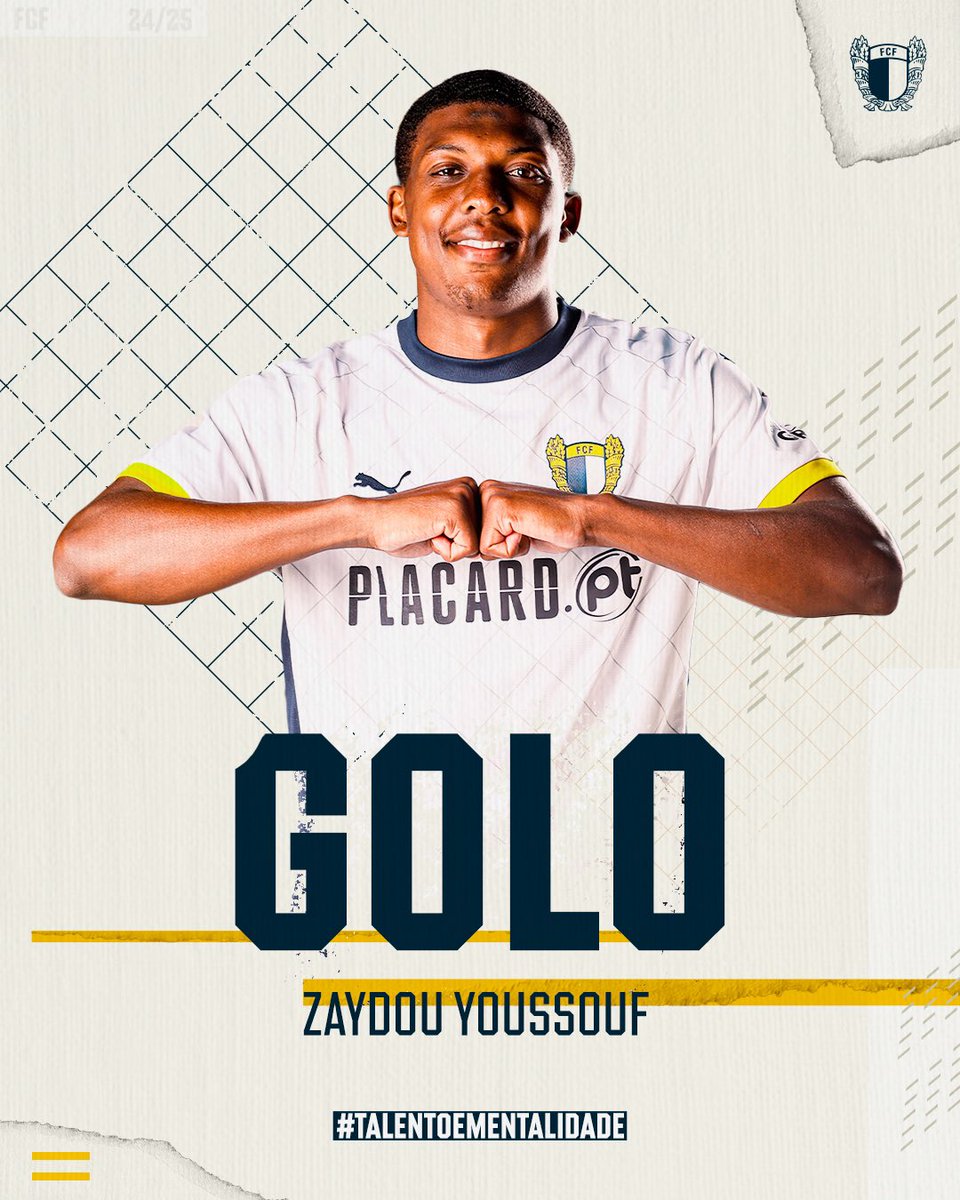 GOLOOOOOOOO
⚽ 83’ @Zaydou_Youssouf aumenta a vantagem 
Estrela Amadora 0- 2 FC Famalicão 

⚪🔵 #TalentoeMentalidade #amordeperdicao #LigaPortugal #DiadoVilaNova #CFEAFCF