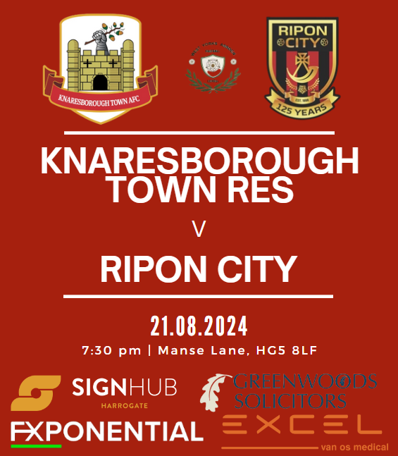 𝗠𝗮𝘁𝗰𝗵𝗱𝗮𝘆!

This evening our reserves welcome <a href="/RiponCityAFC/">RIPON CITY AFC</a> to Manse Lane

Join us at Manse Lane this evening for your midweek football. Entry to the game is FREE!

📍Manse Lane, HG5 8LF
🕒7:30PM

#StrongerTogether