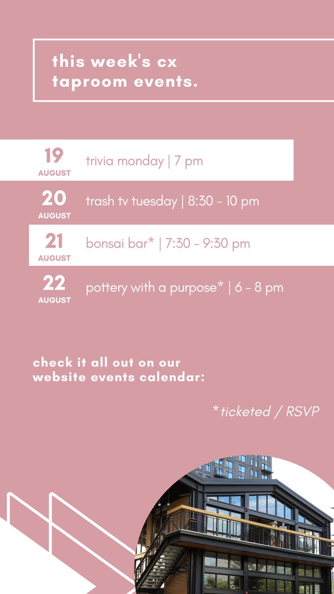 Happenings this week!