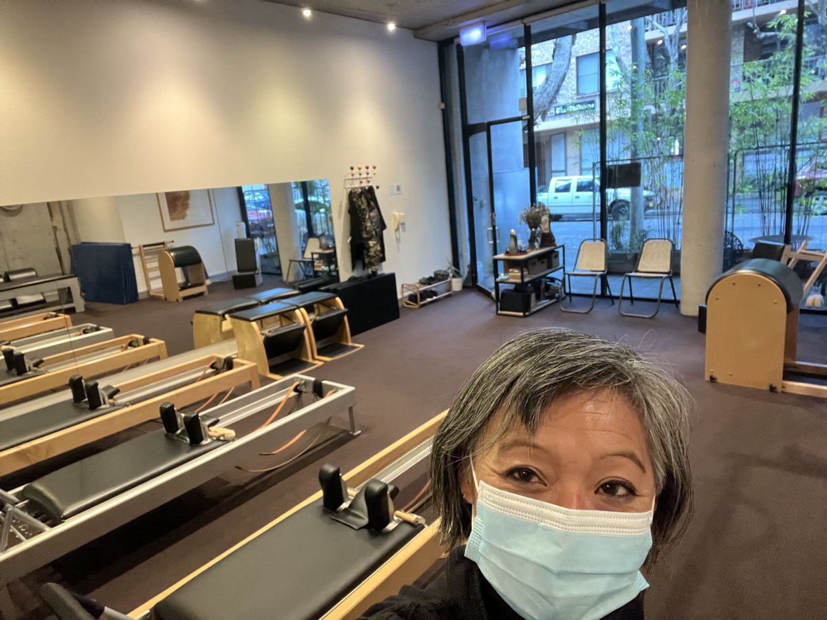 Good to have Principal Pilates Instructor Yung ok Yoo back in the studio teaching  … lots of nasties around better to be safe so back to wearing a mask for some #pilates #pilatesstudio #pilatessurryhills #pilatessydney #pilatesexercise #exercise #sydney #surryhills