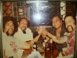 TheRock's tweet photo. Rest in Love Uncle Afa ❤️🕊️
Uncle Afa Anoa’i is finally at peace with his brother, Uncle Sika Anoa’i.

“The Wild Samoans” were trailblazers in the world of professional wrestling.
Multi-time @WWE tag team champions and eventually, bestowed their rightful place in the WWE Hall of Fame.

The last picture is one of my all time favorites- it’s my uncles Afa and Sika with my grandfather, High Chief Peter Maivia and Tor Kamata.

What I love about this picture is you can SEE & FEEL the LOVE & MANA amongst these smiling, loving men.

You can also see and feel that this wasn’t a table you wanted to f*ck with 😂💪🏾

I love you uncle and I’ll never forget what you did for our family in ‘87. “Come to me”
Nashville to Bethlehem.

Give my grandpa and my dad a kiss and a hug from me.

❤️🕊️🥃

#restinlove
#uncleafa #anoai