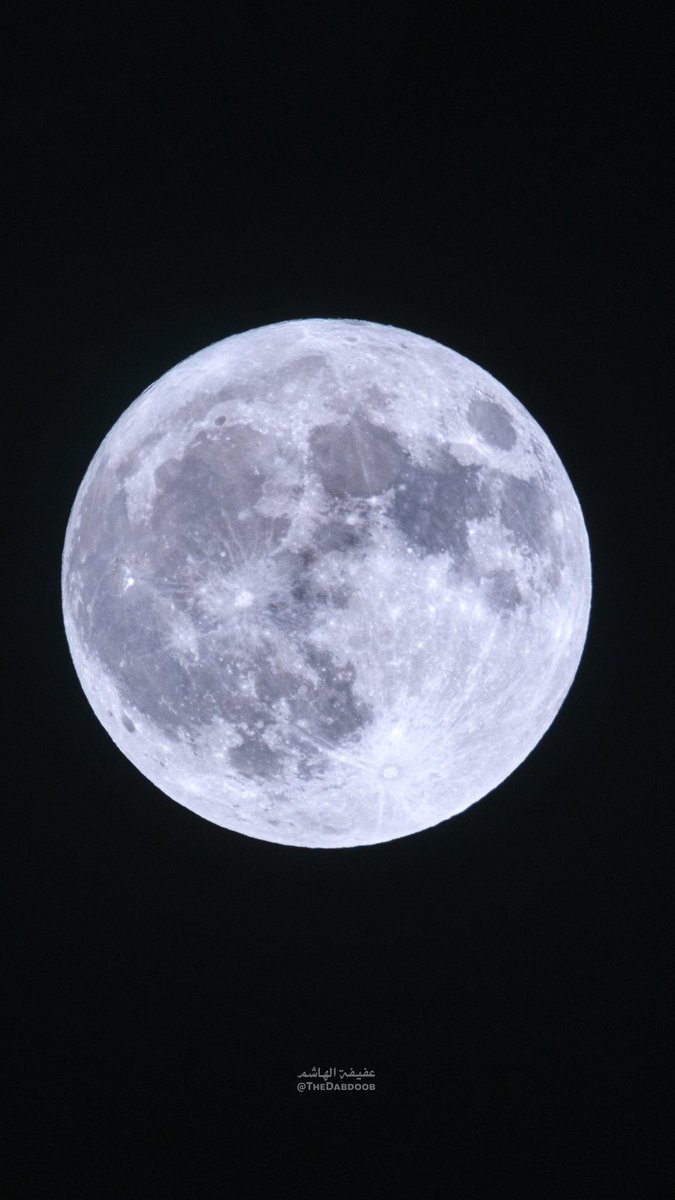 القمر الأزرق العملاق 🌕✨
#SuperBlueMoon