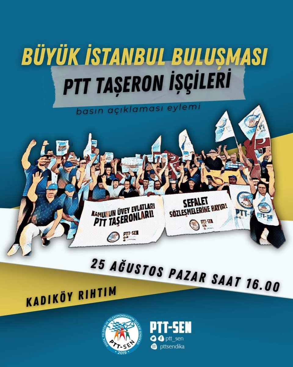 PTT Taşeron işçilerinin sesi 🇹🇷 tweet media