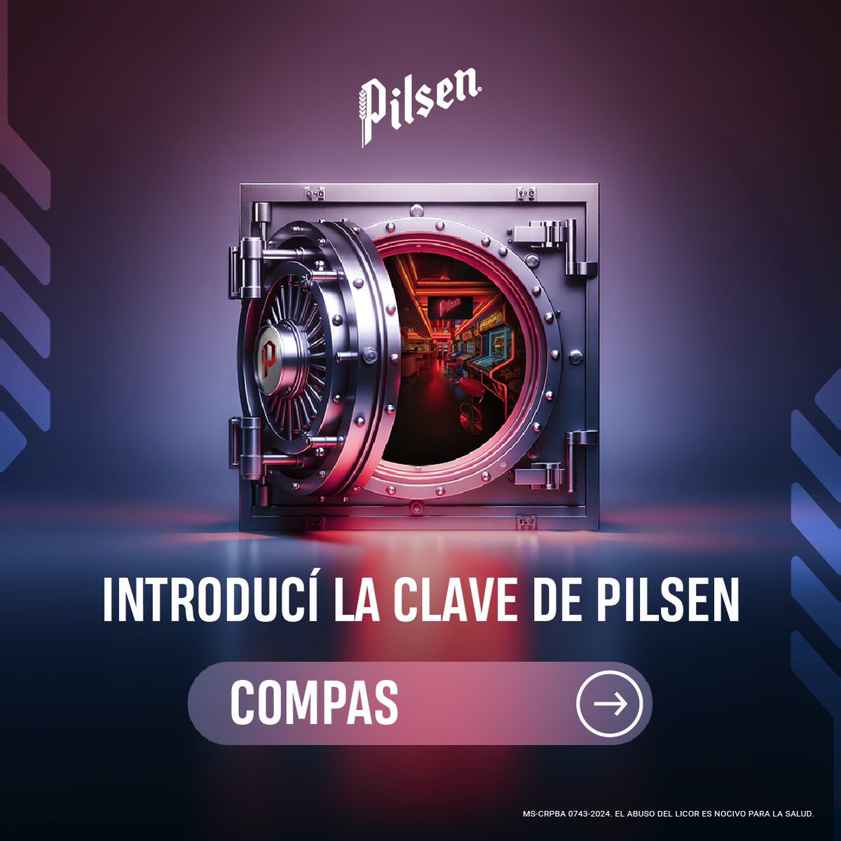 Todos sabemos que la clave correcta del sabor único de Pilsen es: COMPAS. 🍻 Pero, ¿cuál pondrías vos?