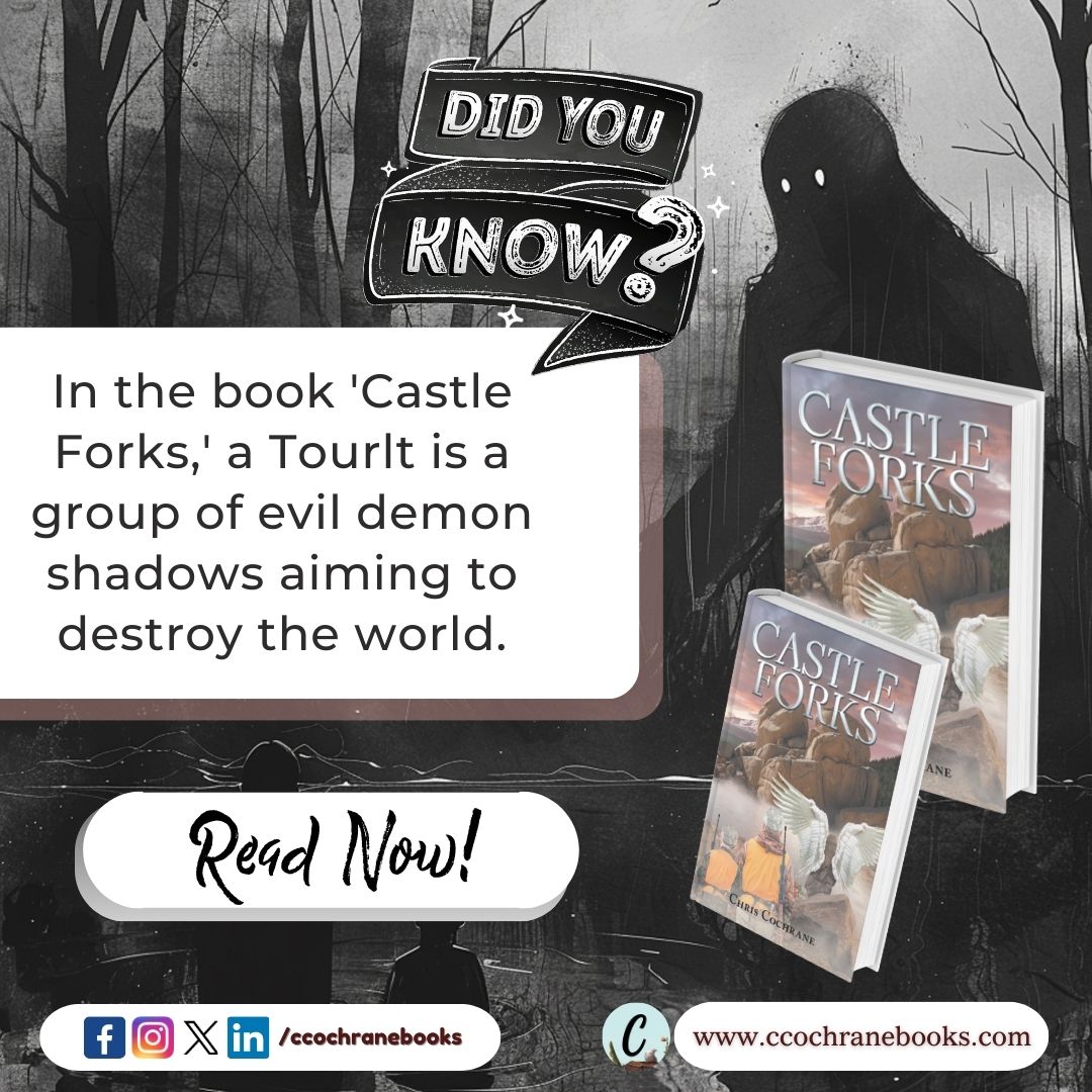 ccochranebooks's tweet photo. Find out how Chris and his father defeated the Tourlt and saved the world.

Read the full book. Read now!
https://t.co/NdPIDv0DSI

#ChrisCochrane #Author #CastleForks #Tourlt #DidYouKnow https://t.co/RzqoTiaujV