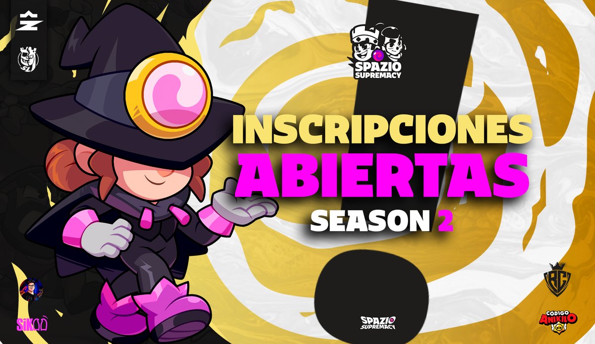 CR_Supremacy's tweet photo. 🟡 𝐒𝐩𝐚𝐳𝐢𝐨 𝐒𝐮𝐩𝐫𝐞𝐦𝐚𝐜𝐲 𝐒𝐞𝐚𝐬𝐨𝐧 𝟐 🔥
🎯 INSCRIPCIONES ABIERTAS ‼️

LLEGÓ EL MOMENTO QUE TODOS ESPERABAN 🤩. Las inscripciones OFICIALMENTE ESTÁN ABIERTAS y cerrarán el DOMINGO 25 DE AGOSTO 👀. No se queden fuera de esta gran competición que tiene un PRIZEPOOL DE 220 USD 🤑

🟣 Pasos a seguir: 
- Seguir @CR_Supremacy & @Spazioleague2
- Dar Like & RT a este tweet
- Completar el formulario a continuación:

Link: https://t.co/8dUxTSoHx1

Organizado por: @AndrCastaeda4 & @Sikoodg
#SMCY2024 #SpazioSupremacy2 #SquadBusters