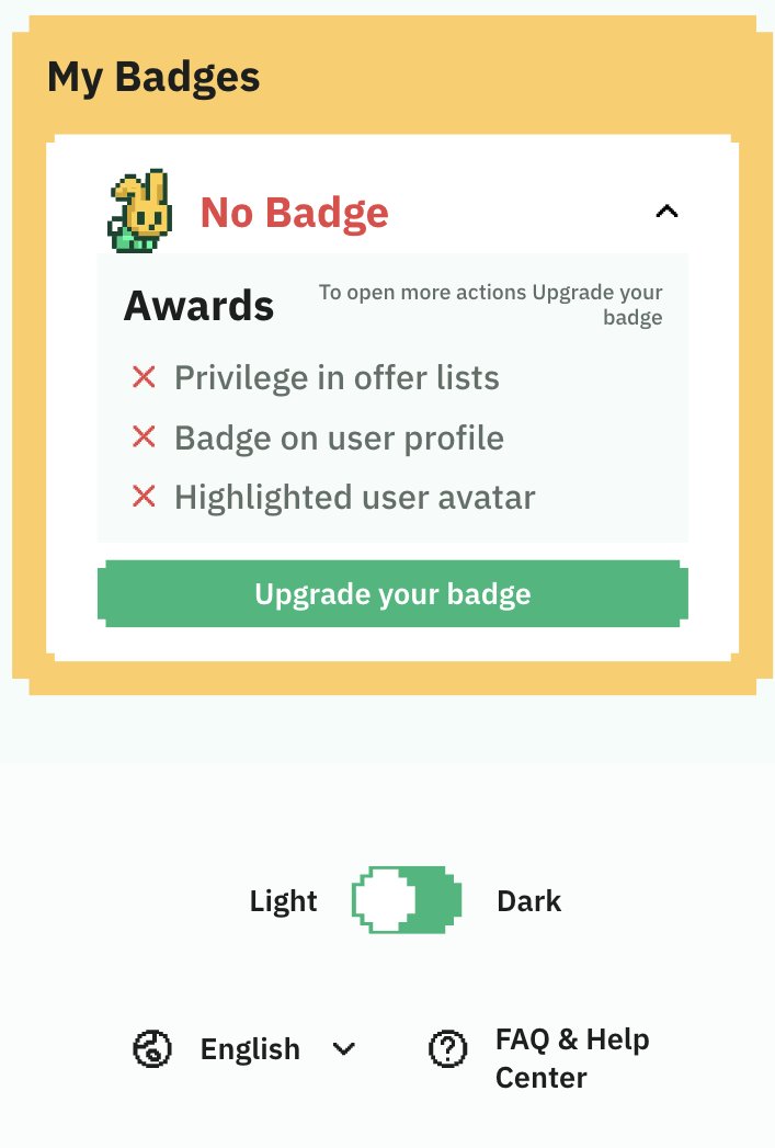 NoonesTech's tweet photo. Exciting news! 🎉 The new Vendor Badge program has landed on @noonesapp! Check it out at https://t.co/3xZHjuLsBt. We now have 4 levels: No Badge, Vendor, Power Trader, and Expert Trader! 🌟 #FinTech #Crypto #VendorProgram #NoonesApp https://t.co/FWVkaOabqn