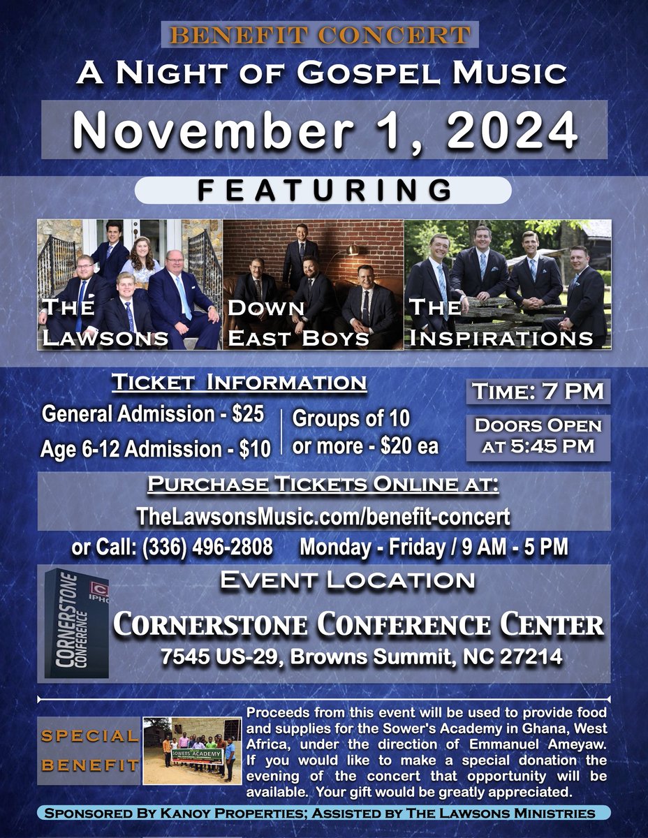 Tickets on sale now!