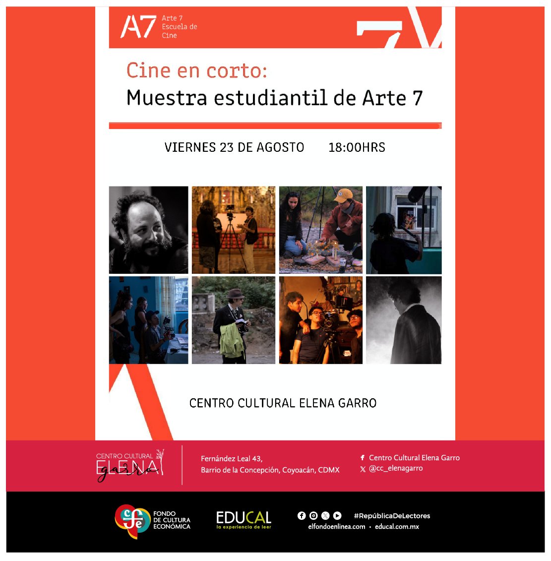 cc_elenagarro's tweet image. #ActividadesCCEG
#Monólogo musicalizado los días felices de Samuel Beckett.
#Concierto de flauta y guitarra. Presentan Rodolfo Vázquez y Ángel Aníbal Álvarez.
#Cine en corto
Presentación de Hawaiano y Tahitiano
#EntradaLibre ¡Los esperamos !
@LibreriasEducal