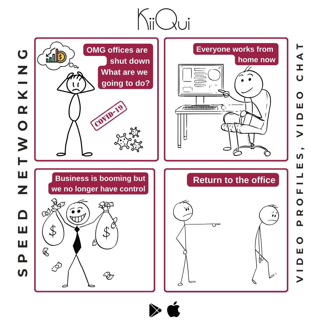 KiiQuiApp's tweet photo. Forced back to the office after saving the company during COVID? Time to save yourself! 🏢➡️💡 #BackToOffice #SideHustle #KiiQui #DownloadNow https://t.co/3oUTPHTC98 https://t.co/2a5r7Ms3r2