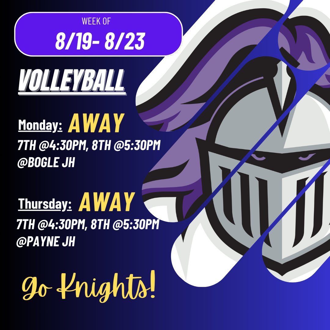 Go Knights! 💜⚔
