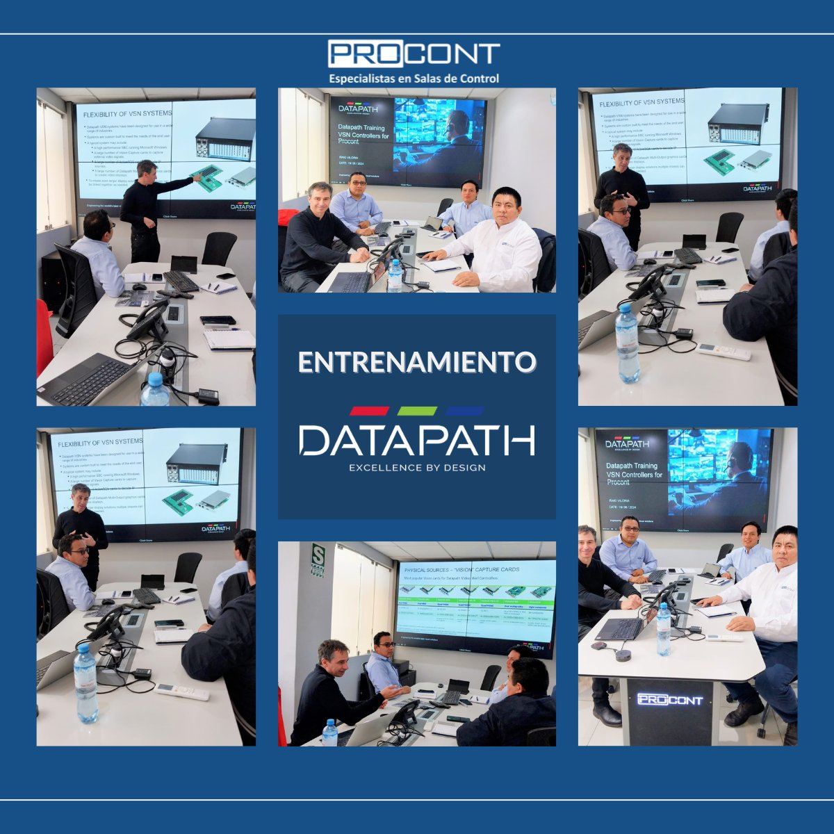 Procont_sac's tweet photo. Llevamos nuestras habilidades al siguiente nivel con @datapathltd ! 🚀🎓
En @PROCONT, nos esforzamos por mantenernos a la vanguardia de la tecnología. Es por eso que estamos entrenando y certificando a nuestro personal técnico en la poderosa solución AETRIA de Datapath. https://t.co/BCQoeClvWI