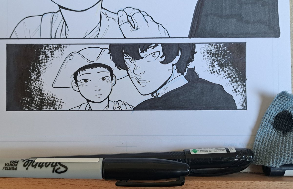 Trying out some textures✒️~ #indiecomics