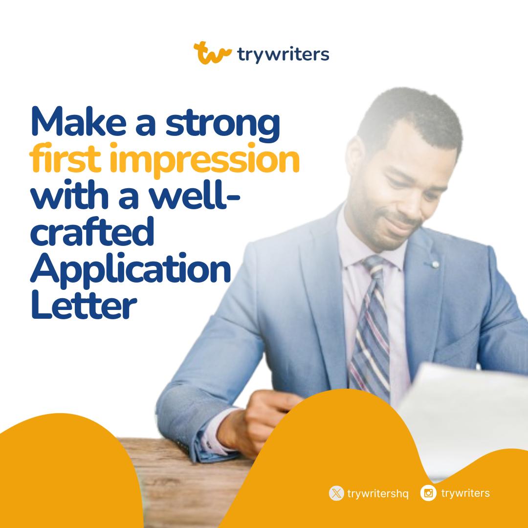 TrywritersHQ's tweet photo. Your application letter needs to be coherent, specific, and contain key words to stand out.

Find out more when you send us a DM.

#applicationletter #academics #studyabroad #internationalstudies #studyincanada #job #professionalwritingservice #ghostwritingservices https://t.co/hbZ6tVM8vN