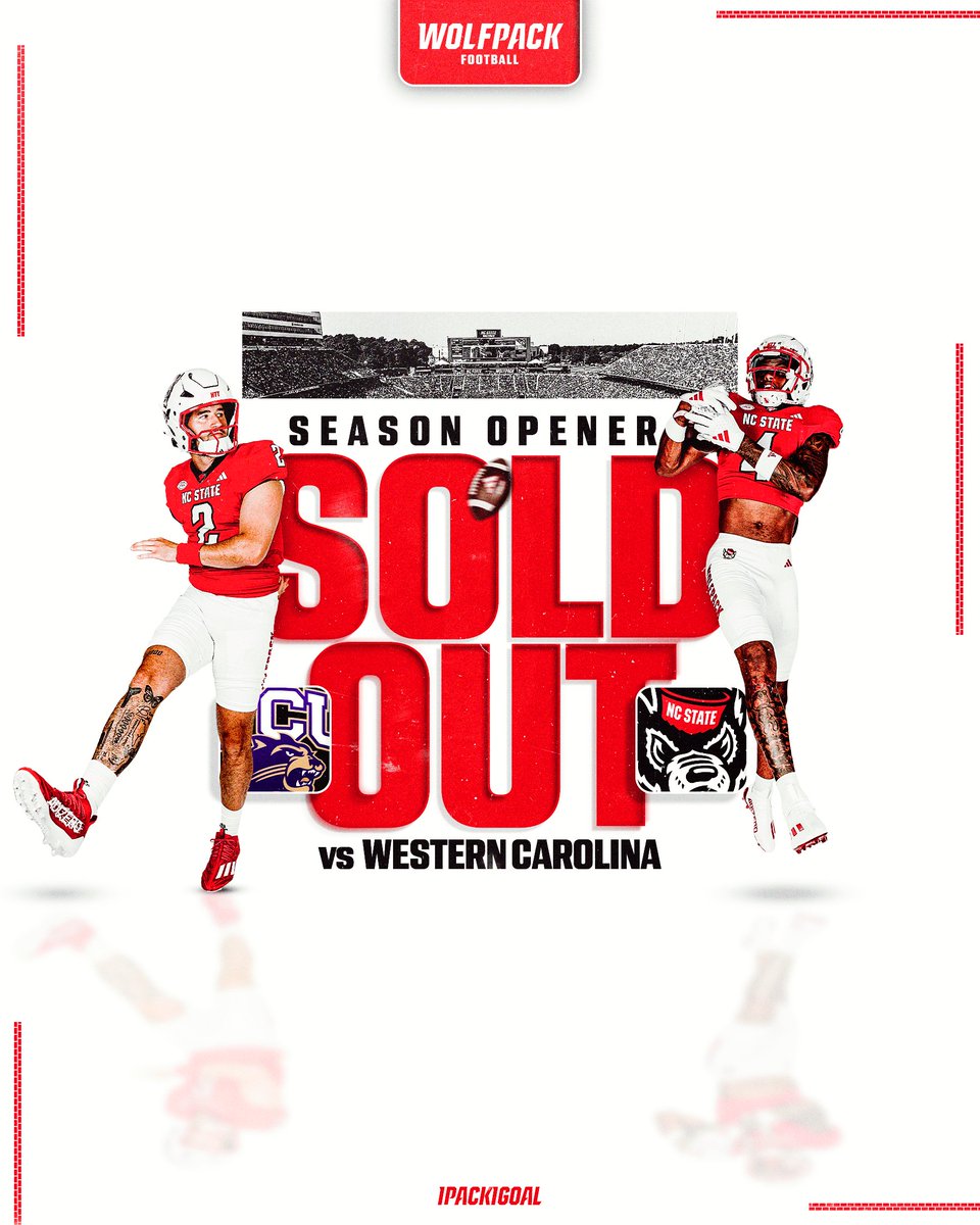 PackFootball's tweet photo. It's going to be PACKed!

Fans looking for tickets to the season opener can visit @SeatGeek and the link below to secure their seats.

🎟️: https://t.co/aVob88rQic

#1Pack1Goal https://t.co/DYdKcVQDNZ