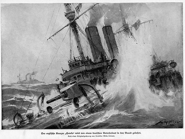SiBiggs's tweet photo. The sinking of HMS Hawke in October 1914 with the loss 525 officers and men including 78 #RoyalMarines #RMLI
@RMHistSociety @theRMcharity
https://t.co/ipV8at0C0i https://t.co/kHkPZjg5xh