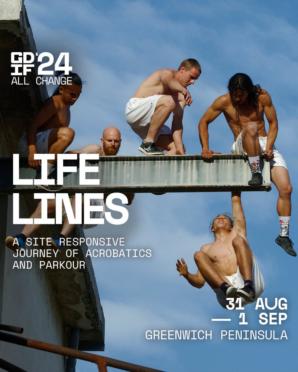 We are hosting @gdifestival on 31 Aug to 1 Sep to premiere Lezards Bleus unforgettable UK performance. Click here to find out more: bit.ly/3VWNFi3 

#GreenwichPeninsula #NorthGreenwich #ThingsToDoInLondon #WhatsOnInLondon #SELondon #London #PeninsulaSummer #GDIF2024