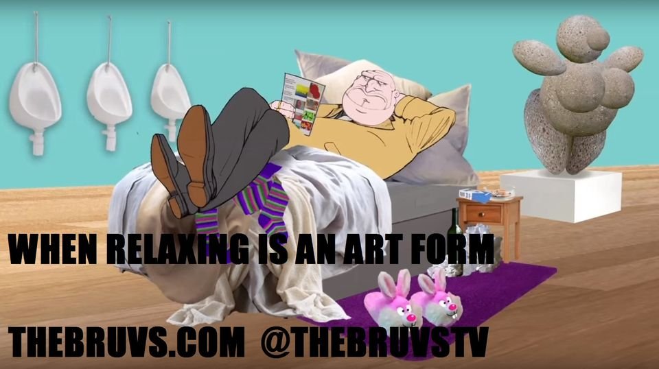 TheBruvsTV's tweet image. Some #displays in #Galleries can be most #confusing youtube.com/watch?v=DXVgDB…  
#TheBruvs #bed #urinal #art #modernart #Banksy #cartoons #comedyshow 
 
SUBSCRIBE TO THE BRUVS YOUTUBE CHANNEL