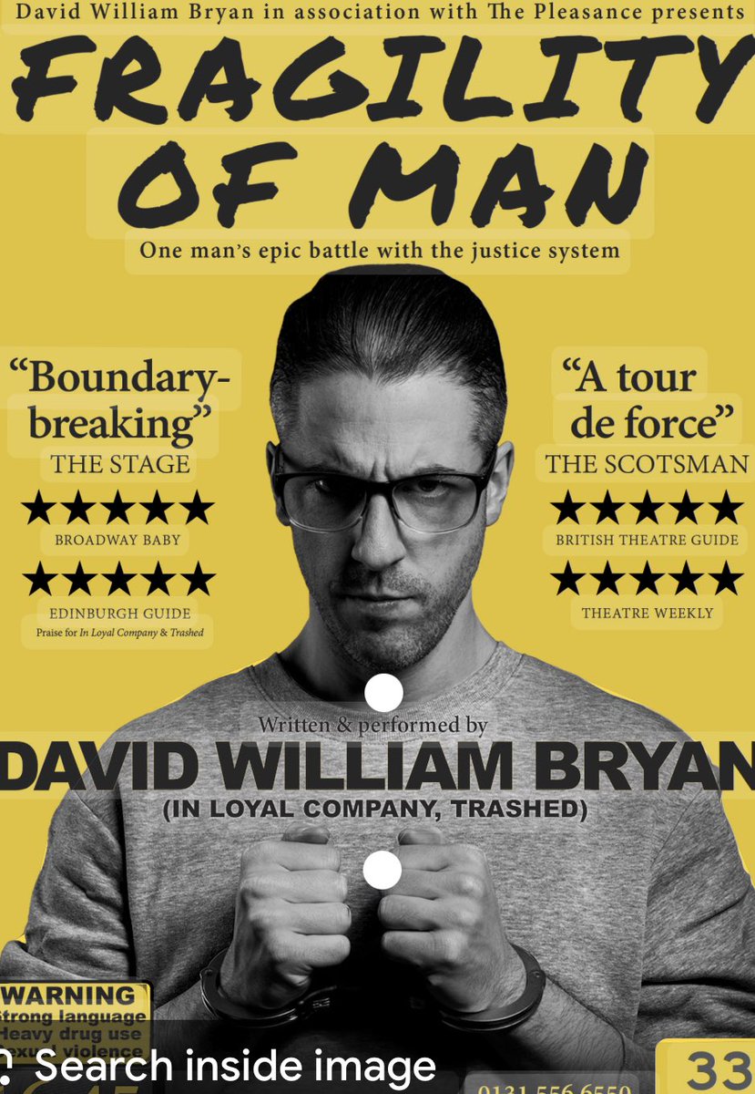 TarquinCasting's tweet image. @TarquinCasting @TEAAUK @davidwbryan @edinburghfringe @ThePleasance 
The Fragility of Man 
A masterpiece in character led physical theatre epic and emotional - top flight Edinburgh show Five star