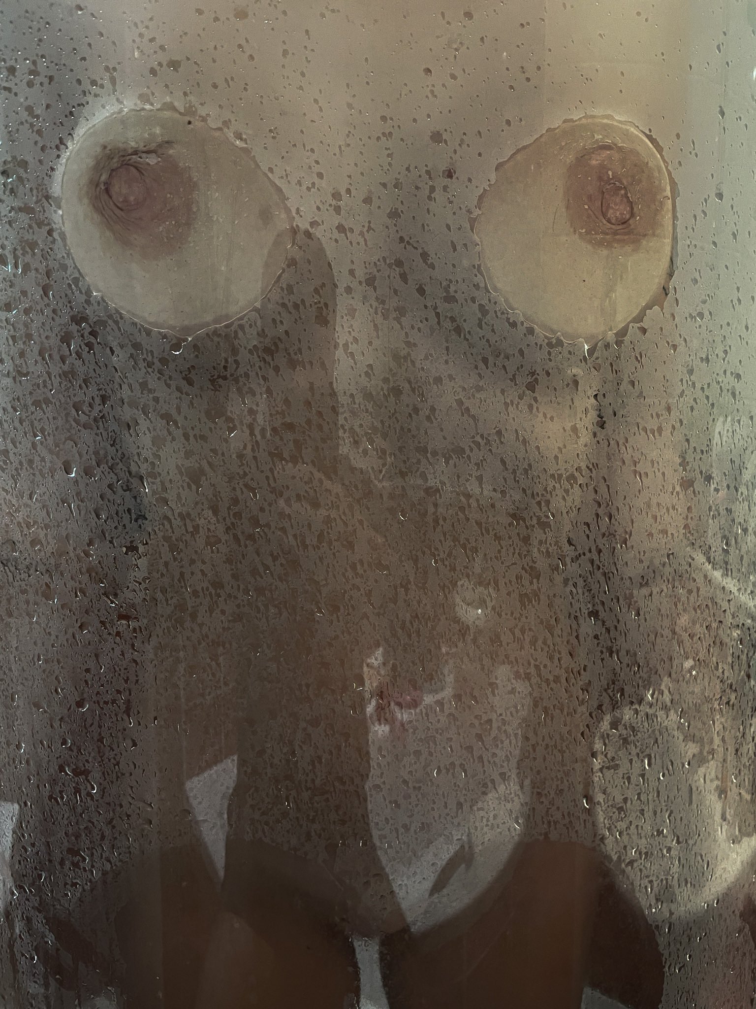 pressed shower boobs 