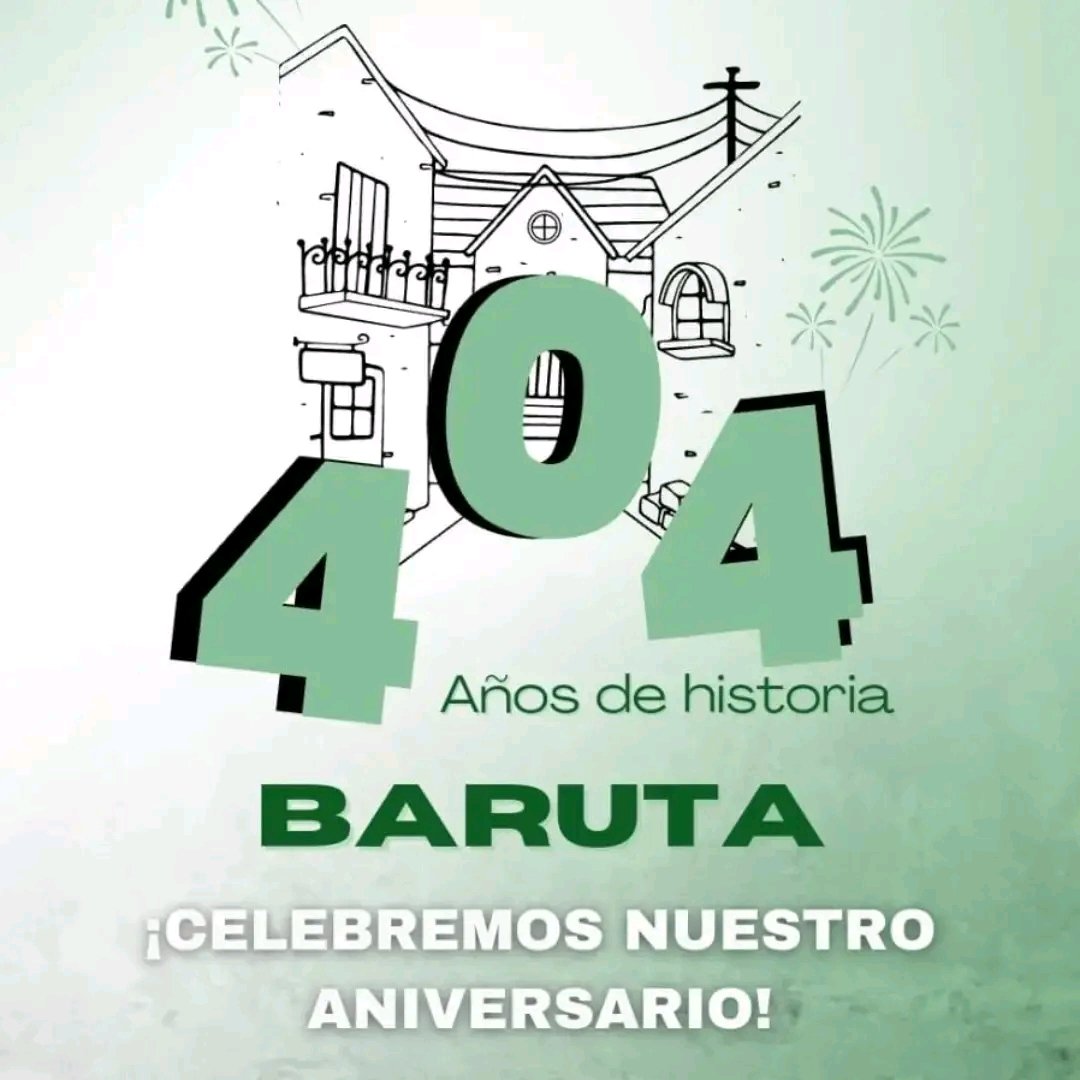 Felices 404 años #Baruta 

Celebremos nuestro aniversario 🍃

#baruta #Municipiobaruta #vzla