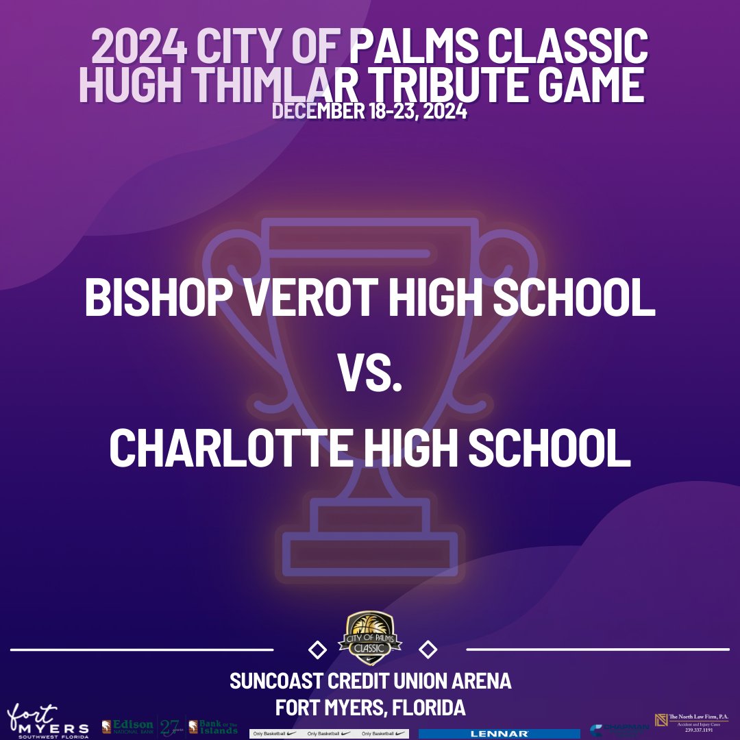 2024 Hugh Thimlar Tribute Game 
5:45 PM December 18th, 2024
