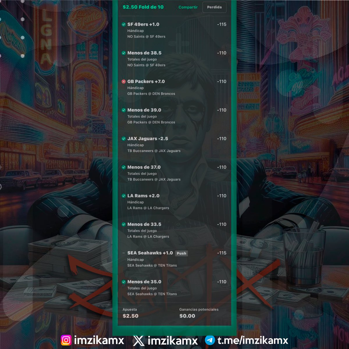 📋 Resumen de esta segunda semana de pretemporada de NFL. 🏈

✅ Únete al grupo VIP: t.me/imzikamx