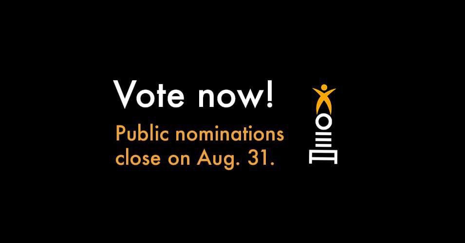 Less than two weeks remain for public nominations!

Vote until Aug. 31: 
oea-awards.org/vote/
