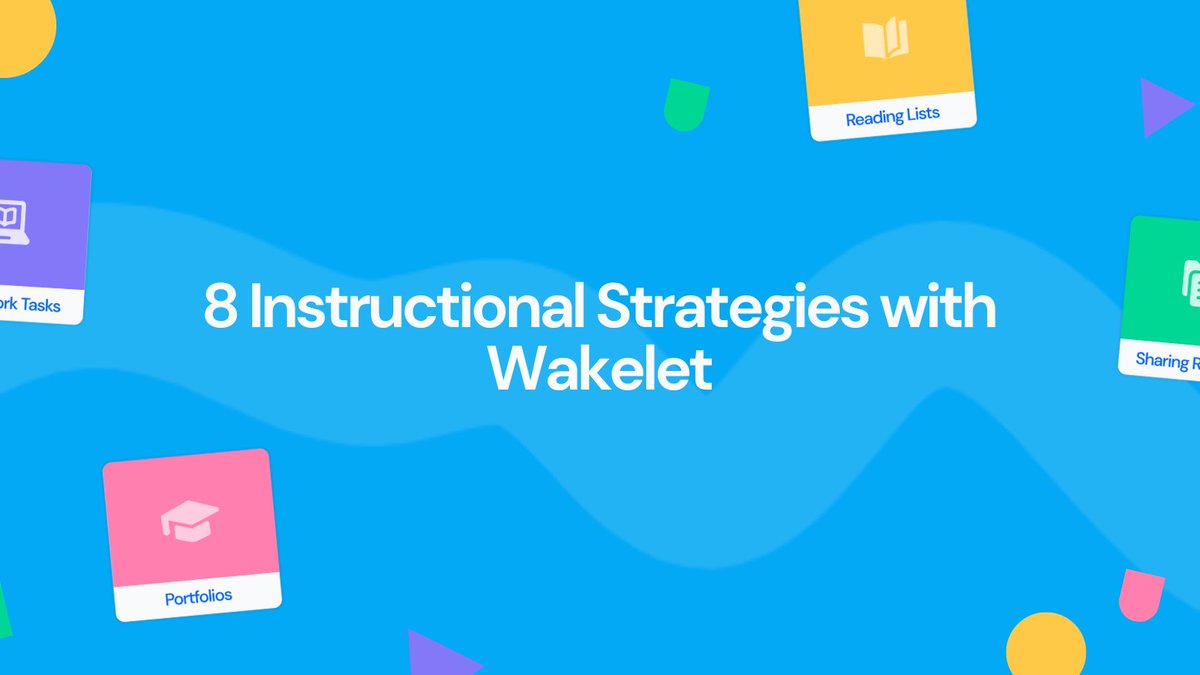 wakelet's tweet photo. 📚 Transform your teaching with 8 instructional strategies using @Wakelet!
Engage your students like never before.
Read the blog here! - https://t.co/cFg03PHWxh
#EdTech #Education #DigitalLearning #EduTools #TeacherResources https://t.co/G3GOwP1qoK