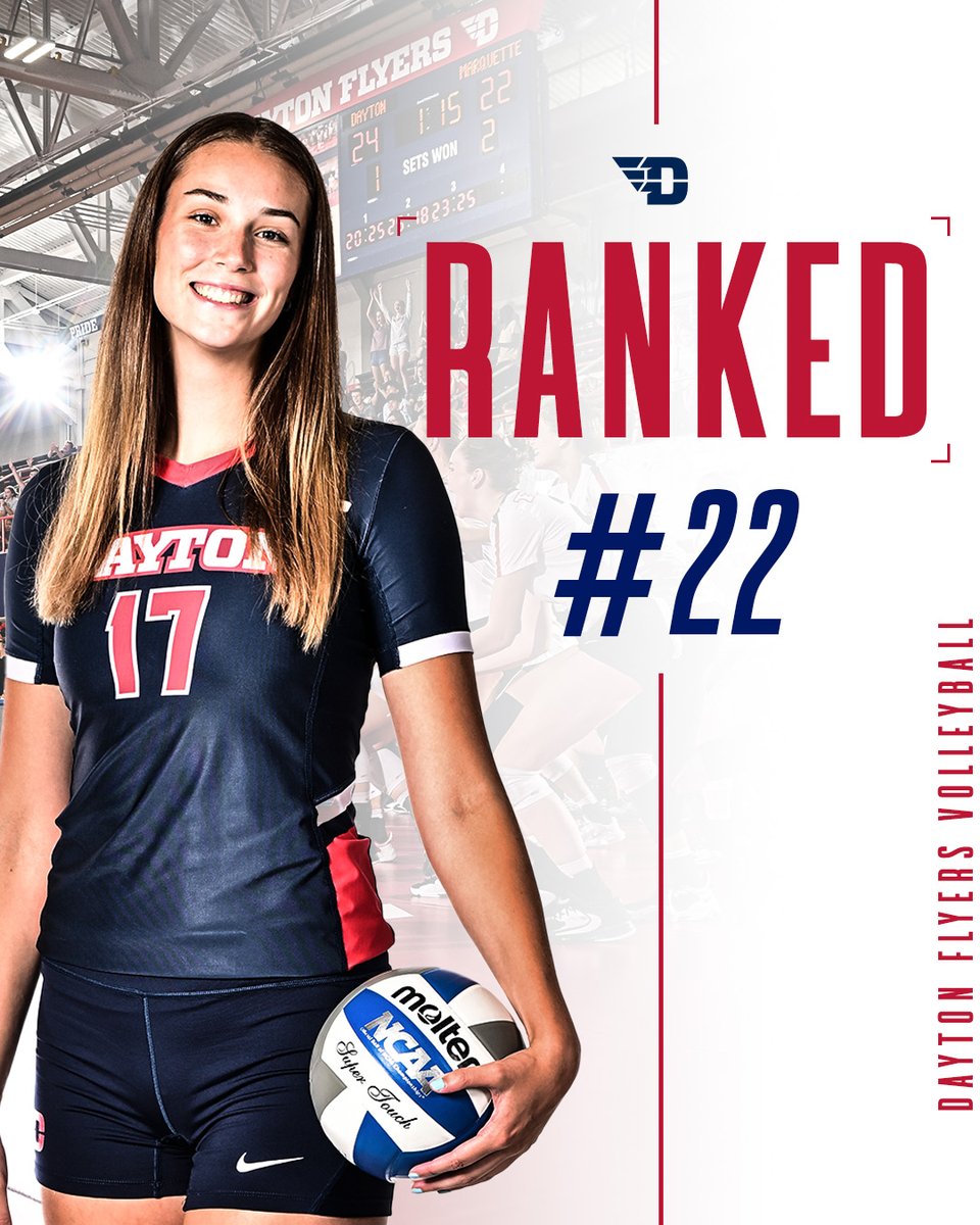 Flying into the Top 25 to start the 2024 season!!

Read more: bit.ly/3M9QUhN

#UDVB // #GoFlyers // #FlyerLegacy