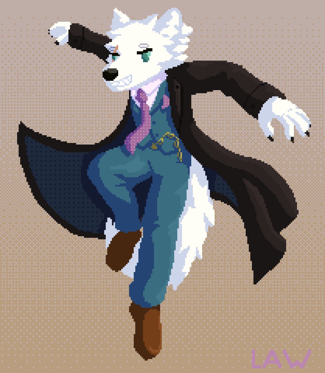The LawSuit is real… 
I like how this turned out a lot. Might make this another alternate outfit for him