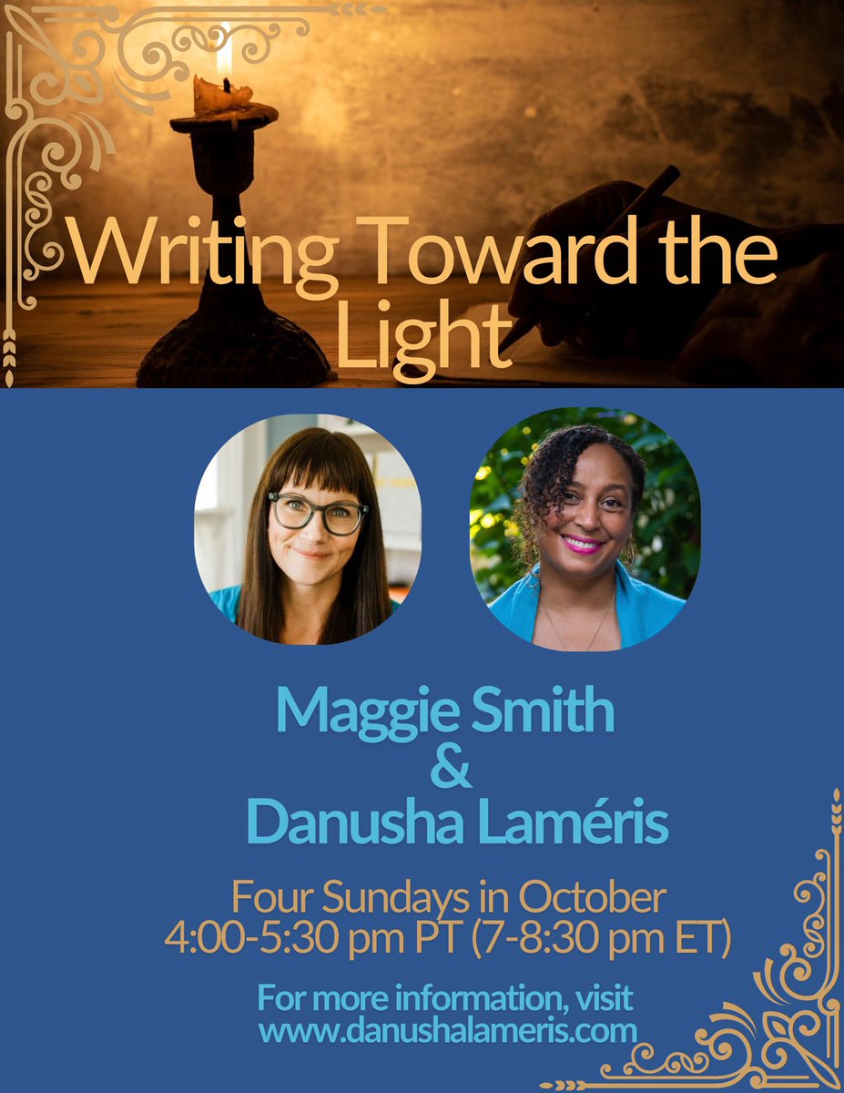 This is happening in October with me and Maggie Smith. Sundays online. We’re so looking forward to delving into craft with you in fall! Link in bio for more. ☺️