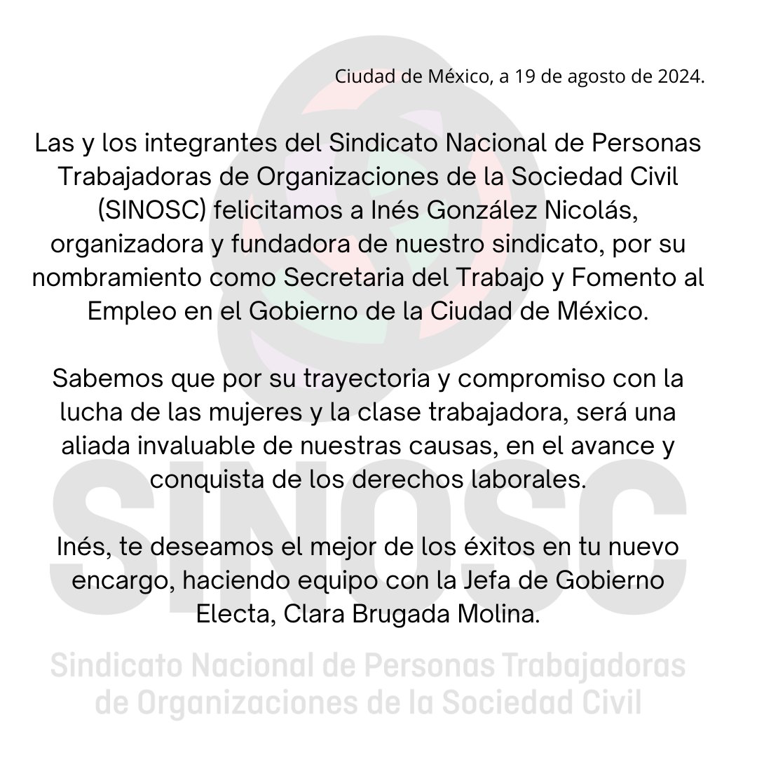 SINOSC México tweet media
