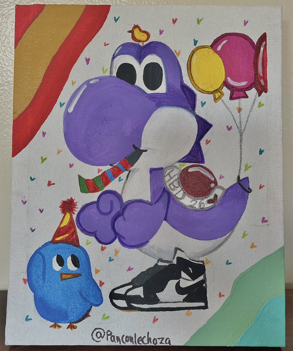 panconlechoza's tweet photo. Rivers Week!
- Lunes
Rivers Yoshi🦖💜
#RiversWeek #riversfanart #Rivers_gg @samyriveratv https://t.co/HlmesHFrWF