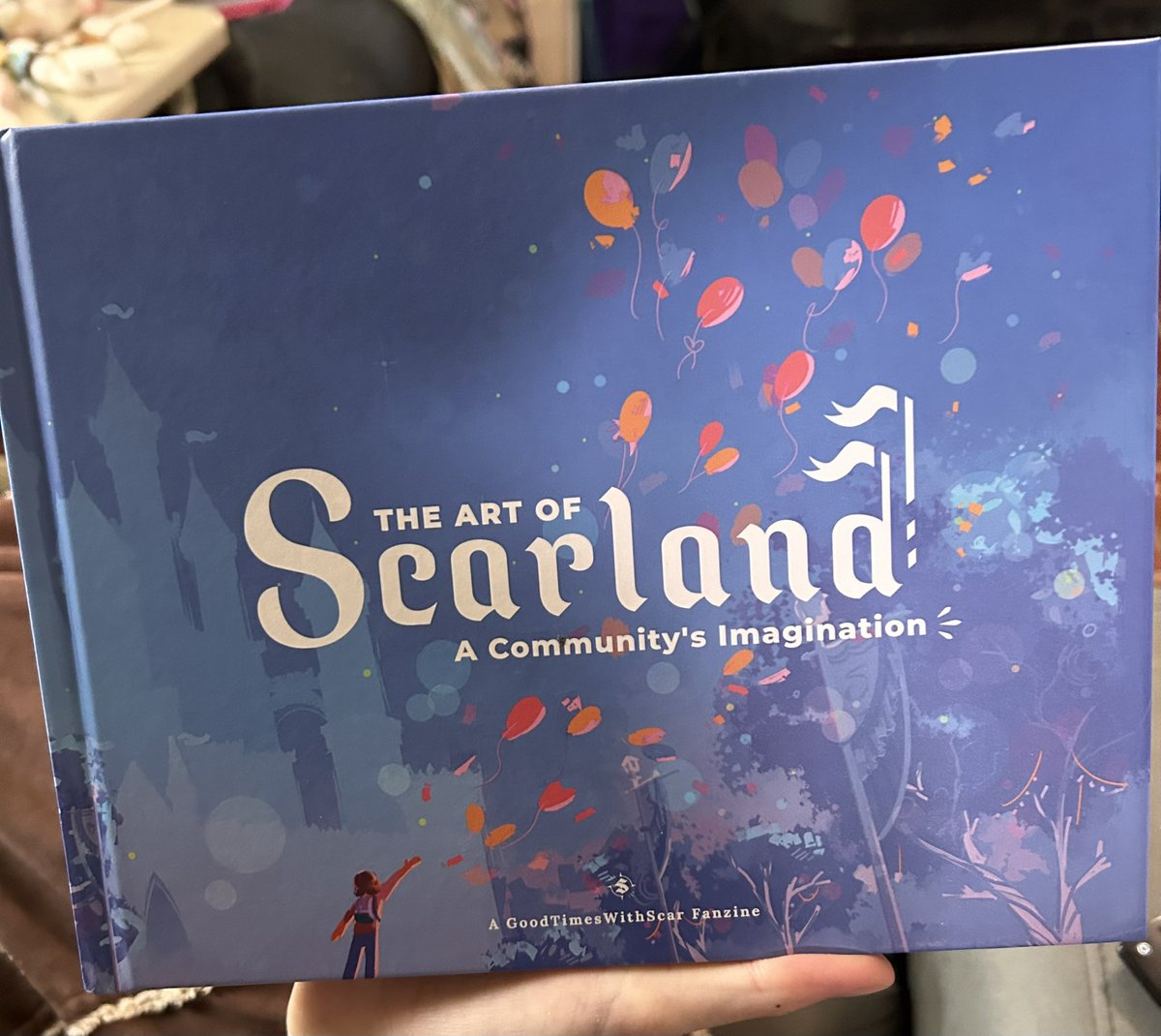 stormcedar's tweet photo. Just got my #scarland art book. Also happy birthday @GTWScar https://t.co/vD5sO02otO