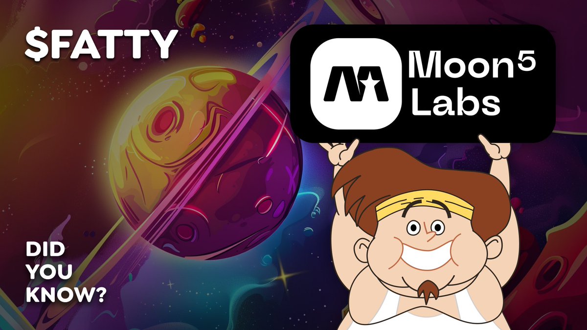 Moon5 Labs - Did You Know?

Did you know that #FATTY, our beloved multi-utility token and ecosystem developed by <a href="/cleevio/">CleevioX</a>, is managed by the Moon5 Labs team? This team manages projects including FATTY, #Runwago, <a href="/spacecatch_io/">SpaceCatch</a>, and many more to come. With one trusted core