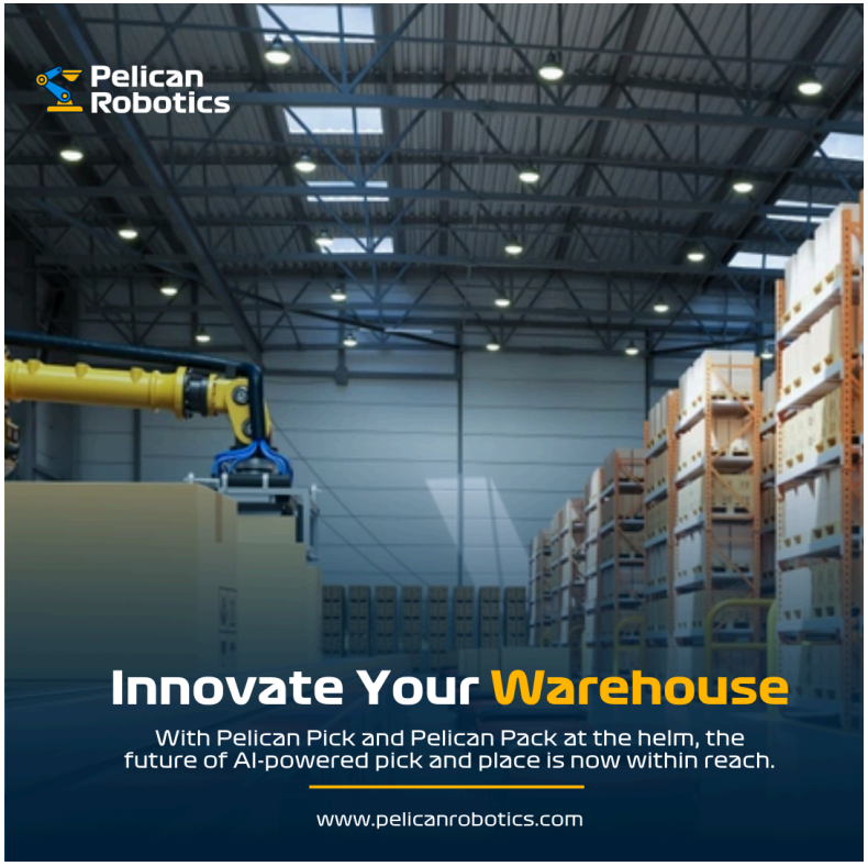 #PelicanRobotics #PelicanPick #PelicanPack  #automation #robots #pickingsolutions #warehouseautomation #innovation #warehouseoperations #robotics #ecommerce #binpicking
