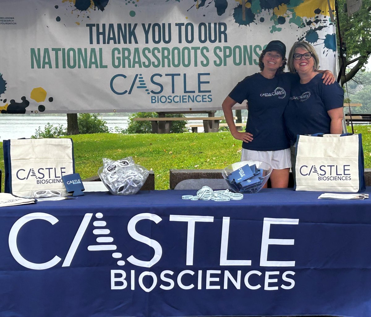Castle Biosciences (@castlebio) on Twitter photo #TeamCastle laced up and hit the pavement this past weekend (lathered in sunscreen, of course!) for the <a href="/CureMelanoma/">Melanoma Research Foundation</a> Miles for Melanoma Twin Cities 5k, proudly helping to reach 115% of their goal toward combatting melanoma.
Anne Moe and Amy Rindahl representing. #CastleCares #TeamCastle laced up and hit the pavement this past weekend (lathered in sunscreen, of course!) for the <a href="/CureMelanoma/">Melanoma Research Foundation</a> Miles for Melanoma Twin Cities 5k, proudly helping to reach 115% of their goal toward combatting melanoma.
Anne Moe and Amy Rindahl representing. #CastleCares