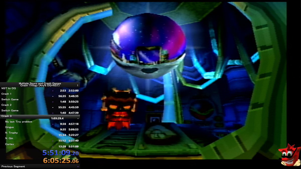 Boofbfb's tweet image. 6 hour run and it was actually more enjoyable than i would've expected. PAL Crash 3 was a bleh, but i survived from it at least xd Will plan to stream more of it one day