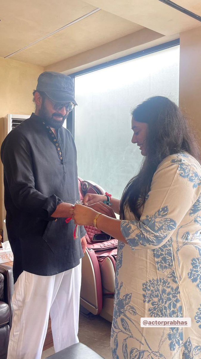 Achanta_PBFC's tweet photo. #prabhas #HappyRakshaBandhan 💞 https://t.co/cB575EILPc