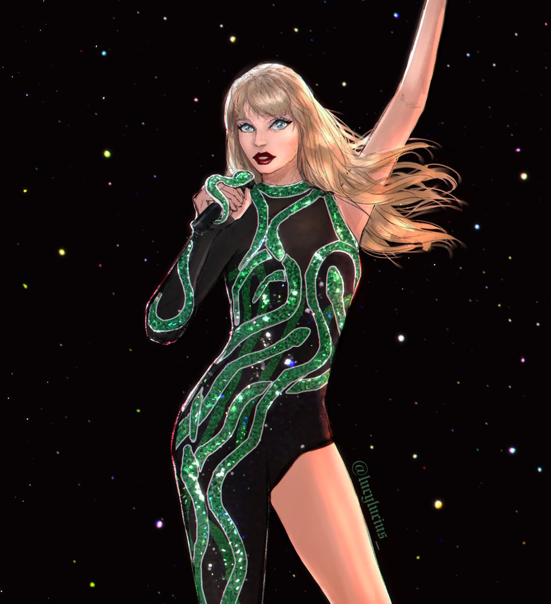 lucylucius_'s tweet image. tonight?? 🐍✨🤡

#taylorswift #reputationTV #reputationtaylorsversion #londontstheerastour