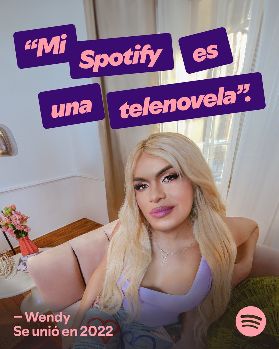 Wendy es única... y su Spotify también 💅
Crea una playlist para cada mood: open.spotify.com/new/playlist