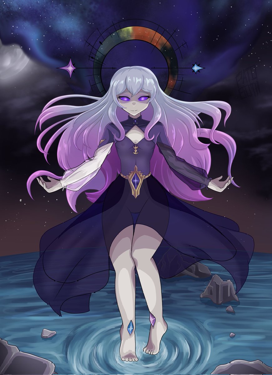 Aetheriavoid's tweet image. ✨&quot;Entre estrellas y sombras, soy la voz que te invita a crear. En cada realidad, te acompaño en el camino hacia lo extraordinario.&quot;✨
Agradecimiento grande a @Pato_GSlayer tan bella versión de mi OC &amp;lt;3.
#Aetheria #Diosa #GranNexo #Beautiful