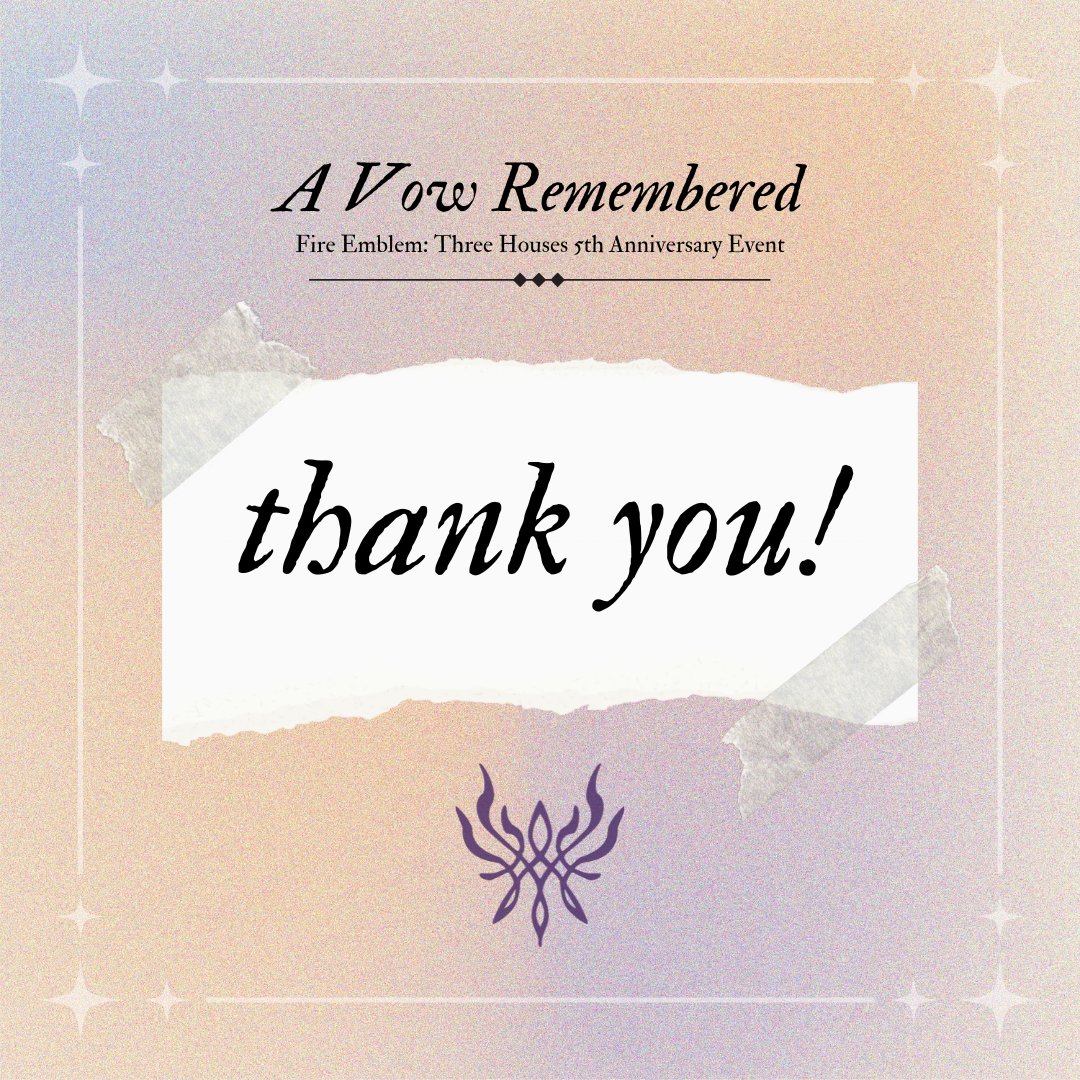 A Vow Remembered • FE3H 5th Anniversary tweet media