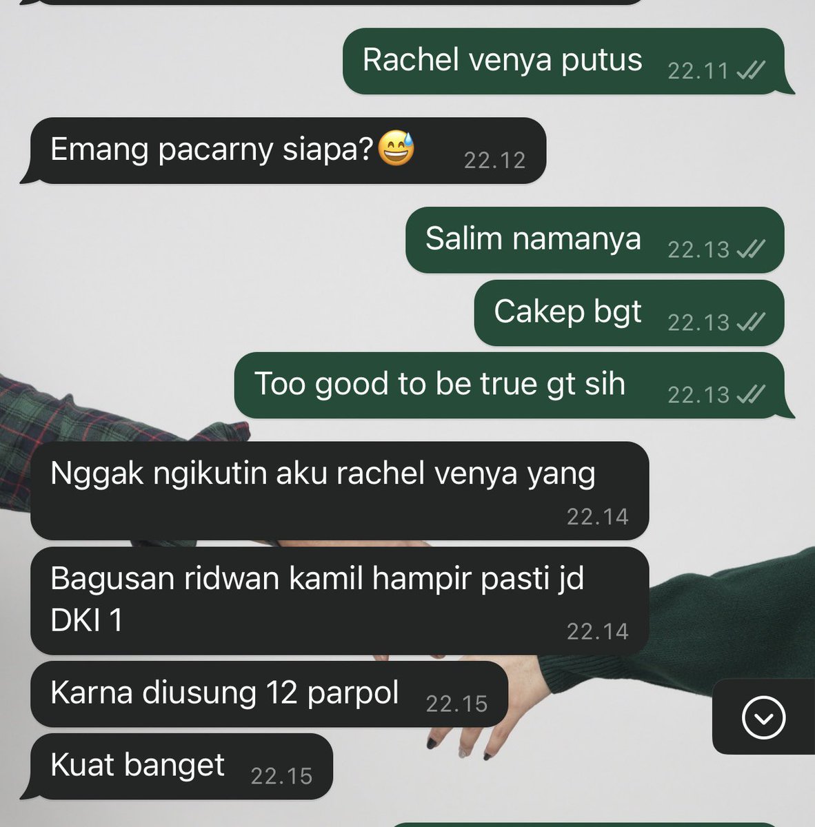 Sampe gatau hrs respon gmn