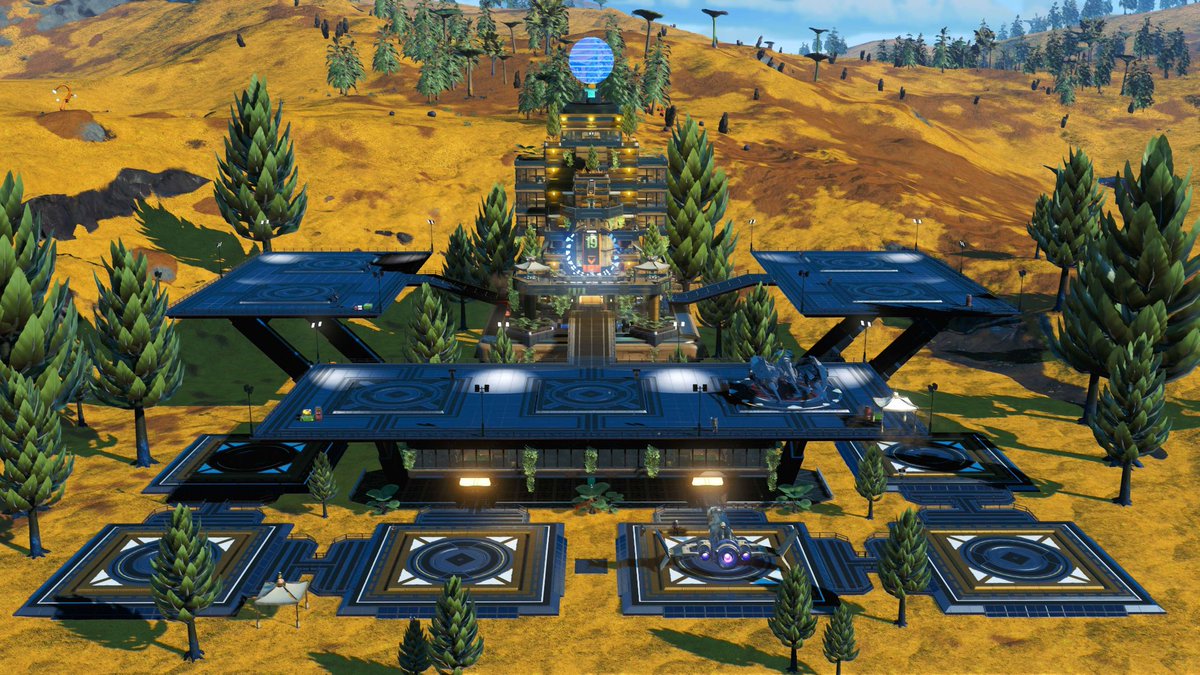 Sully_Kiwi's tweet photo. If dusty trailer parks aren't your thing, how about a full scale golf course?
Lift the limits of base building by working together. ๐ฒโณ . ๐๏ธ๐ฒ
#NoMansSky #GalacticHub https://t.co/2ZqBlLdeiQ